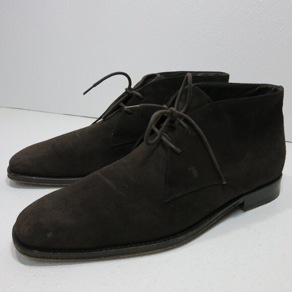 Tod's Other - Tod's 8.5 Suede Leather Chukka Boots Comfort Dress Footwear Shoes Men's 9.5